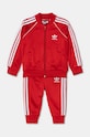 Дитячий спортивний костюм adidas Originals SST TRACKSUIT трикотаж червоний IX7623