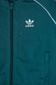 adidas Originals dres dziecięcy SST TRACKSUIT turkusowy IY4792