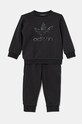 adidas Originals dres dziecięcy CREW SET aplikacja szary IY1749