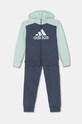Детский спортивный костюм adidas LK BL FL TS трикотаж голубой IX7318