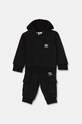 Детский спортивный костюм adidas Originals HOODIE SET трикотаж чёрный IW1007