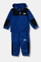 Βρεφική φόρμα The North Face BABEASFZ SET πλεκτό ύφασμα μπλε NF0A877HCZ61