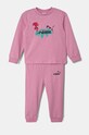 Cпортивний костюм для немовлят Puma X TROLLS Minicat Crew Jogger TR трикотаж рожевий 627382
