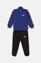 Puma dres dziecięcy Tape Sweat Suit aplikacja granatowy 670114