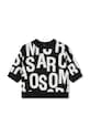 Dětská bavlněná tepláková souprava Marc Jacobs potisk černá W60324.86.94