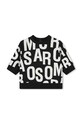Dětská bavlněná tepláková souprava Marc Jacobs potisk černá W60324.74.81