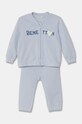 Bavlněná tepláková souprava pro miminka United Colors of Benetton pletenina modrá 3J70AK00R.W.Seasonal