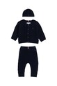 Dječji set s mješavinom vune Tommy Hilfiger 3-pack pletivo crna KN0KN01929.9BYH
