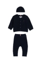 Tommy Hilfiger set per bambini in misto lana pacco da 3 maglia nero KN0KN01929.9BYH