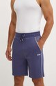 BOSS pantaloni scurți de lounge tricotaj bleumarin 50521812