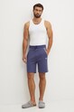 BOSS pantaloni scurți de lounge 50521812 bleumarin AW24