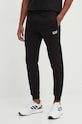 Бавовняний спортивний костюм EA7 Emporio Armani чорний PJVRZ.8NPV63.1200