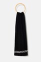 Шапка та шарф з домішкою вовни Armani Exchange XM000337.AF12274 чорний AW24