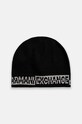 Аксесуари Шапка та шарф з домішкою вовни Armani Exchange XM000337.AF12274 чорний