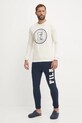 Fila dres bawełniany nadruk beżowy FPW1199