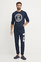 Bavlnená tepláková súprava Fila bavlna tmavomodrá FPW1199