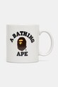 A Bathing Ape kubek College Pottery Mug biały 1K80193016