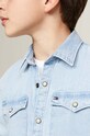 Dětská riflová košile Tommy Hilfiger KB0KB09080.9BYH modrá AW24