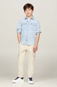 CHLAPEC Dětská riflová košile Tommy Hilfiger KB0KB09080.9BYH modrá