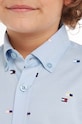 Tommy Hilfiger koszula bawełniana dziecięca KB0KB09136.9BYH.104.122 niebieski
