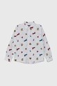 Guess koszula bawełniana dziecięca wzorzyste biały N4YH00.WBHQ0.9BYH