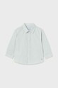 Mayoral cămașă din bumbac pentru bebeluși lung verde 124.3A.Baby.9BYH