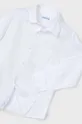 Дитяча бавовняна сорочка Mayoral білий