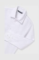 Mayoral koszula bawełniana dziecięca 874.7A.Junior.9BYH biały AW24
