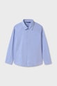 Mayoral koszula bawełniana dziecięca bawełna niebieski 874.7A.Junior.9BYH