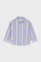 Mayoral camasa de bumbac pentru copii lung albastru 2191.3D.Baby.9BYH