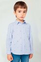 Mayoral camasa de bumbac pentru copii lung albastru 4110.5A.Mini.9BYH