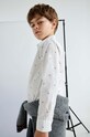 Детская хлопковая рубашка Mayoral 7108.7A.Junior.9BYH белый