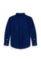Polo Ralph Lauren camasa de bumbac pentru copii 322878882003 bleumarin AW24