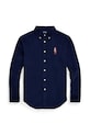 Detská bavlnená košeľa Polo Ralph Lauren bavlna tmavomodrá 323878882003