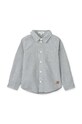 Дитяча бавовняна сорочка Liewood Costa Stripe Shirt LW19551 блакитний AW24