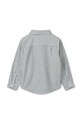 Мальчик Детская хлопковая рубашка Liewood Costa Stripe Shirt LW19551 голубой