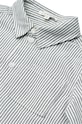 Детская хлопковая рубашка Liewood Costa Stripe Shirt голубой LW19551