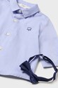 Бавовняна сорочка для немовля Mayoral Newborn 2180.1J.Newborn.9BYH блакитний AW24