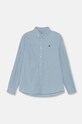 Παιδικό βαμβακερό πουκάμισο United Colors of Benetton casual μπλε 54AZCQ00R.G.Seaso.9BYH