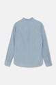Παιδικό βαμβακερό πουκάμισο United Colors of Benetton 54AZCQ00R.G.Seaso.9BYH μπλε AW24