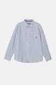 Παιδικό βαμβακερό πουκάμισο United Colors of Benetton επίσημη μπλε 547NCQ03D.G.Seasonal