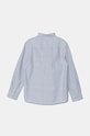 Παιδικό βαμβακερό πουκάμισο United Colors of Benetton 547NCQ03D.G.Seasonal μπλε AW24