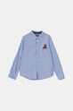 Детская хлопковая рубашка Guess casual голубой L4BH02.W9CL0.9BYH