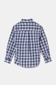 Dětská košile Tommy Hilfiger KB0KB09259.9BYH.104.122 modrá AW24