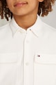 Tommy Hilfiger camasa copii KB0KB09260.9BYH.98.122 alb