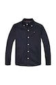 Детская хлопковая рубашка Tommy Hilfiger KB0KB09262.9BYH.98.122 тёмно-синий AW24
