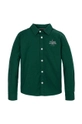 Tommy Hilfiger camicia per bambini KB0KB09265.9BYH.128.176 verde AW24