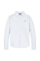 Dječja pamučna košulja Tommy Hilfiger KB0KB09267.9BYH.128.176 plava AW24