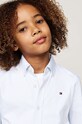 Băieți Tommy Hilfiger camasa de bumbac pentru copii KB0KB09267.9BYH.128.176 albastru