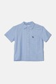 Detská bavlnená košeľa Abercrombie & Fitch bavlna modrá KI225.4050